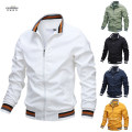 Custom Wholesale Men′s Casual Sport Blank Thin Outdoor Casual Jacket with Zipper